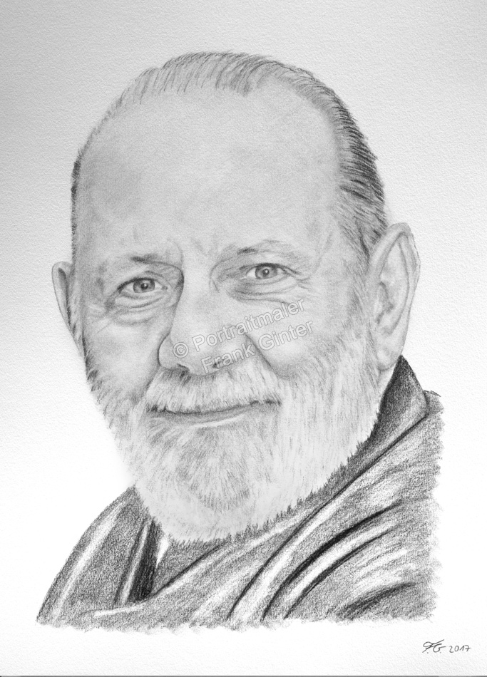 Bleistiftzeichnung-Portraitzeichnung-Mann